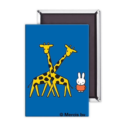 Miffy with Two Giraffes Magnet