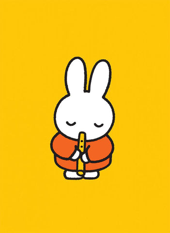 Miffy Playing the Recorder Mini Poster Mini Poster