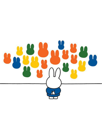 Miffy at an Art Gallery Mini Poster