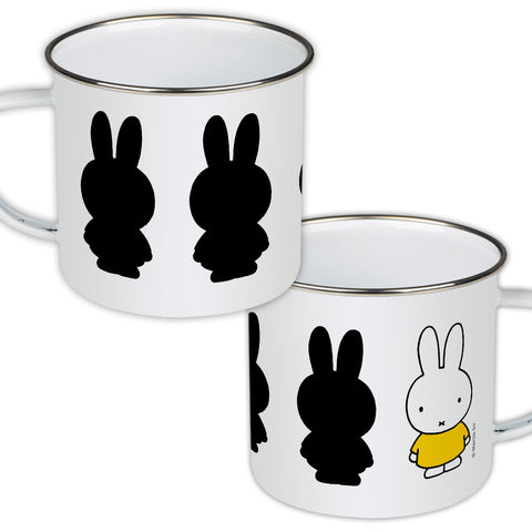 Miffy Silhouette Enamel Mug