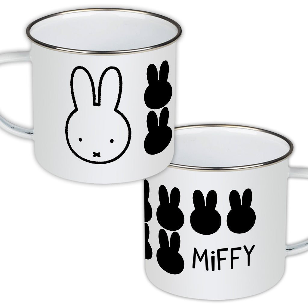 Miffy Face Enamel Mug