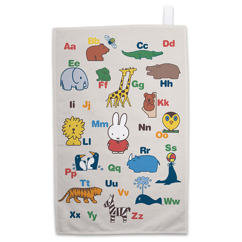 Miffy Alphabet Tea Towel