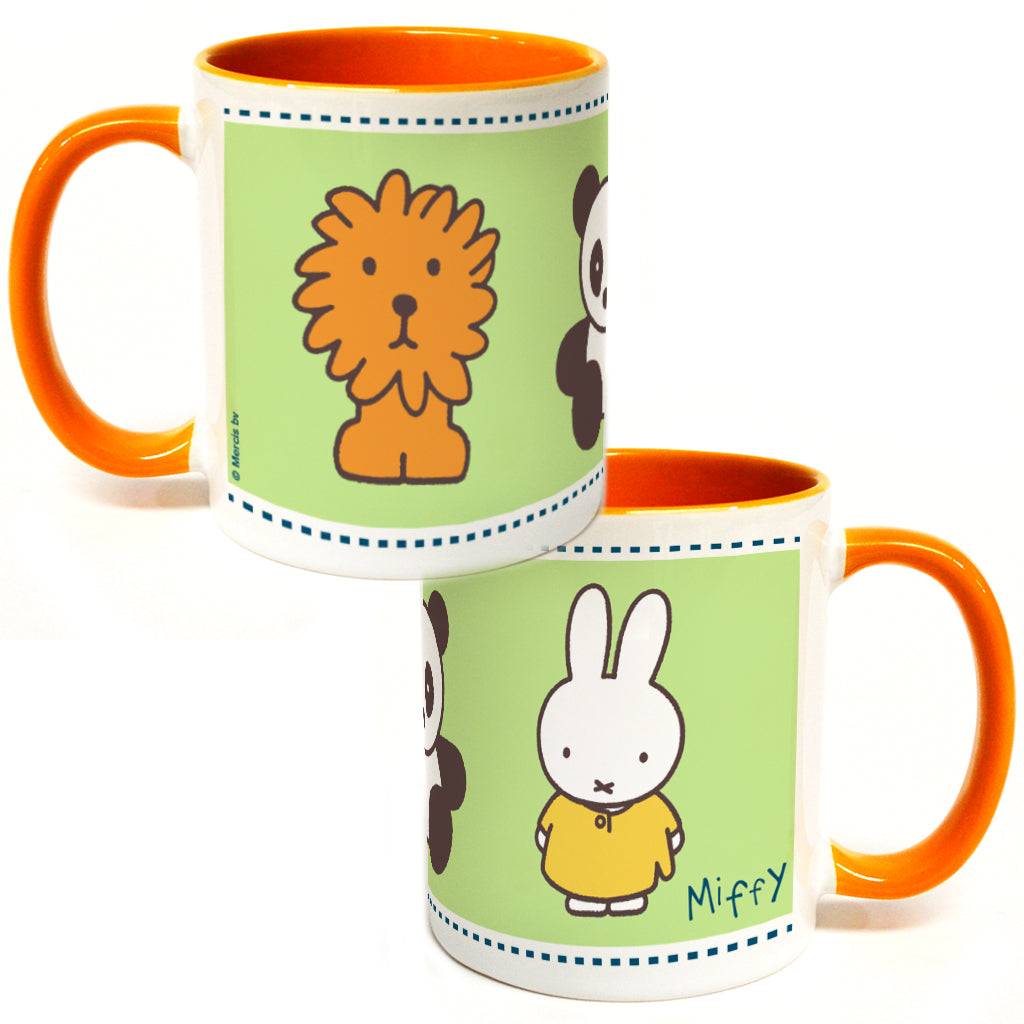 Miffy Animals Coloured Insert Mug