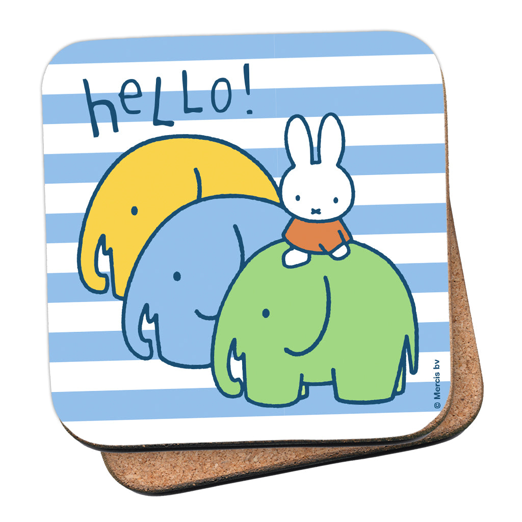 Miffy Elephants Cork Coaster