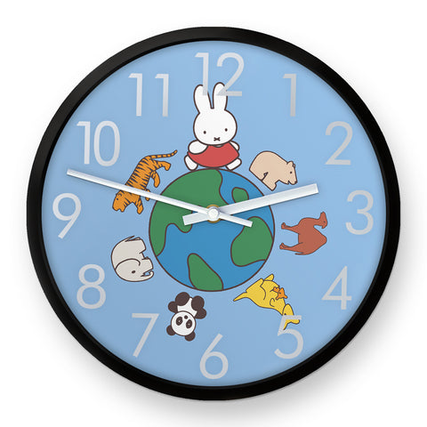 Miffy Animals Globe Clock