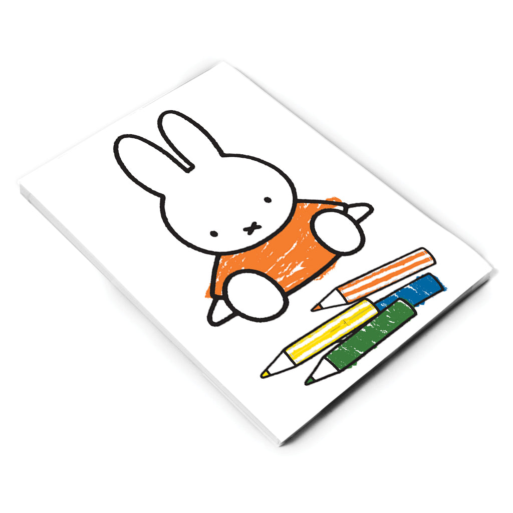 Miffy Colouring Pencils A6 Notepad