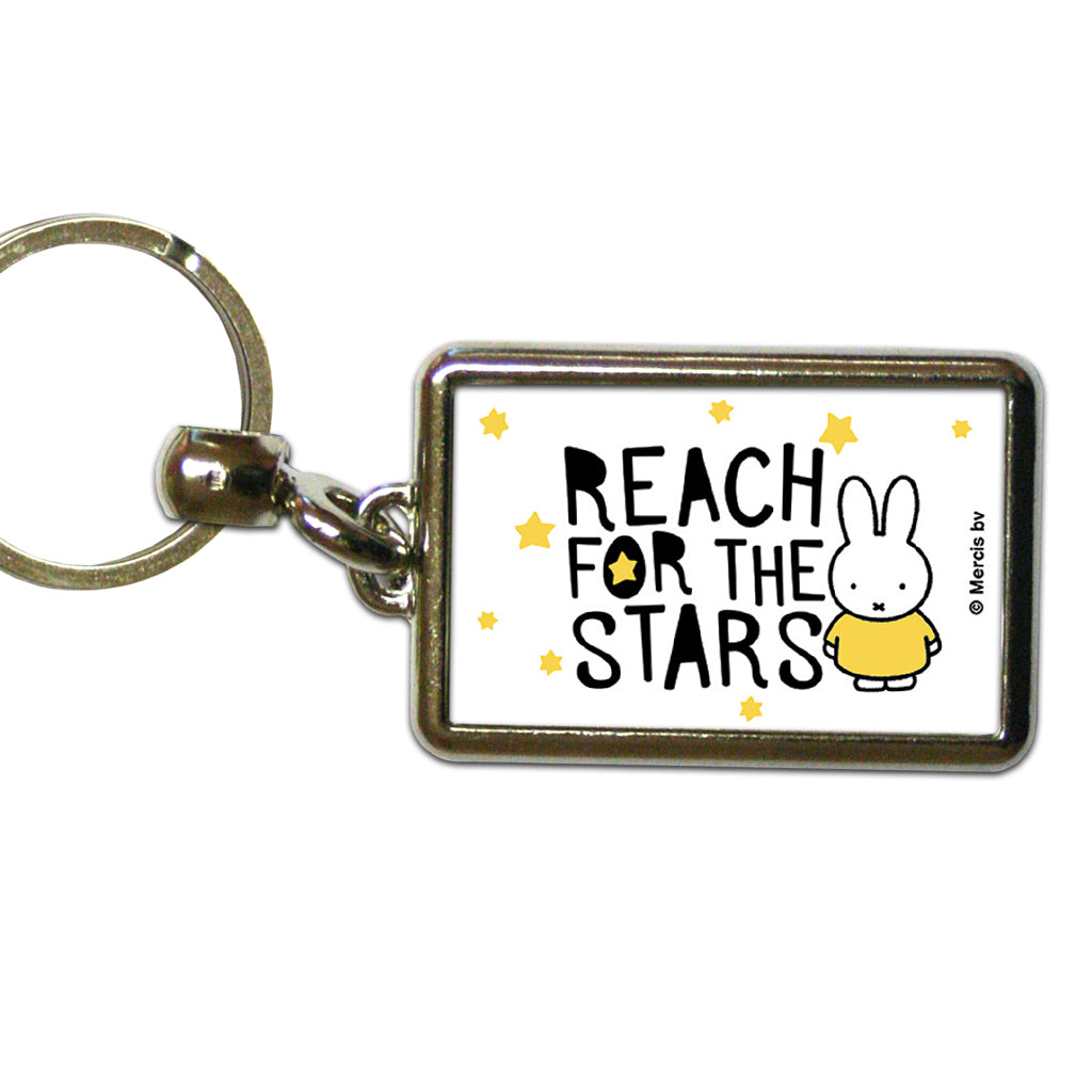 Miffy Reach for the Stars Metal Keyring
