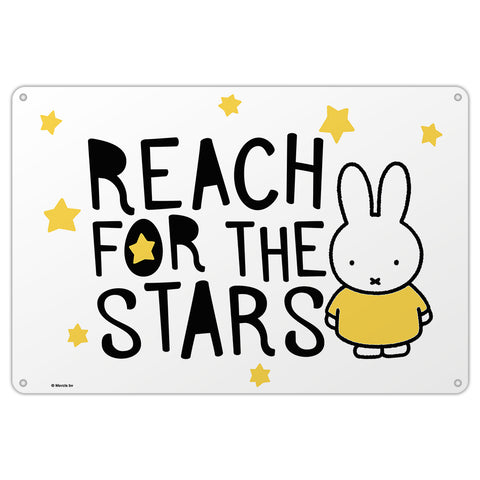 Miffy Reach for the Stars Metal Sign