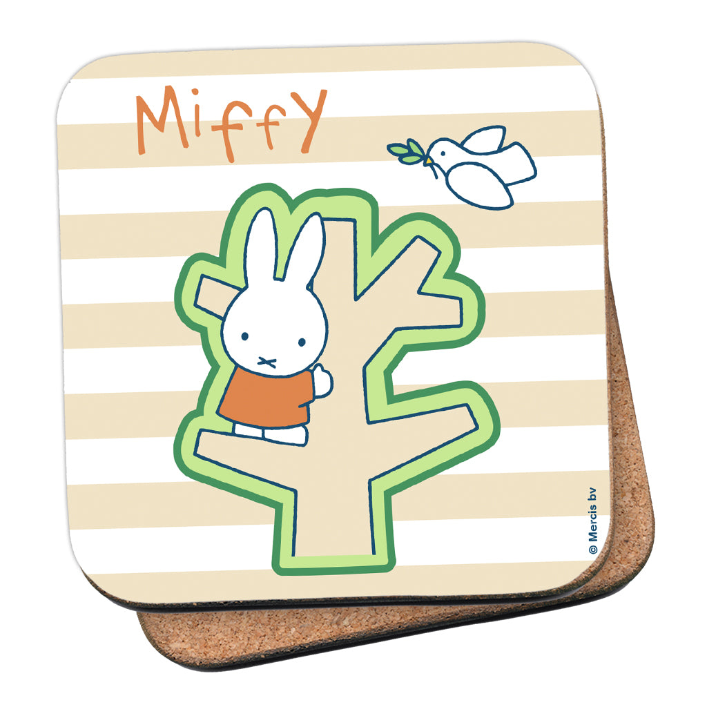 Miffy Tree Cork Coaster