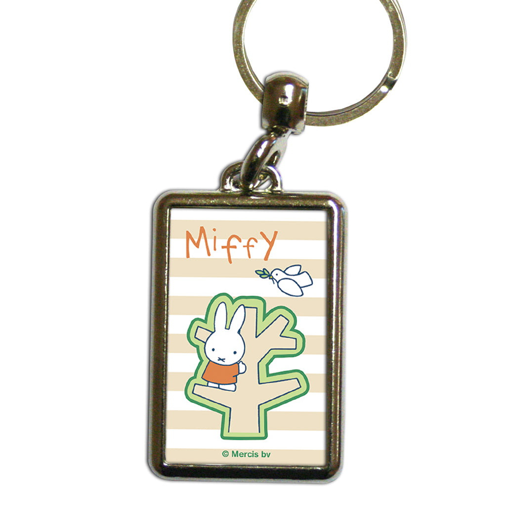 Miffy Tree Metal Keyring