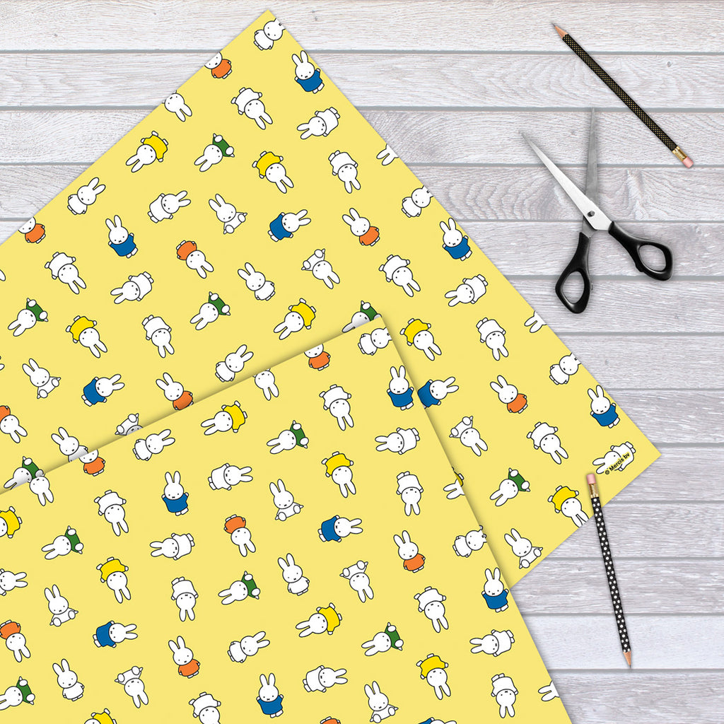 Miffy All Over Yellow Gift Wrap