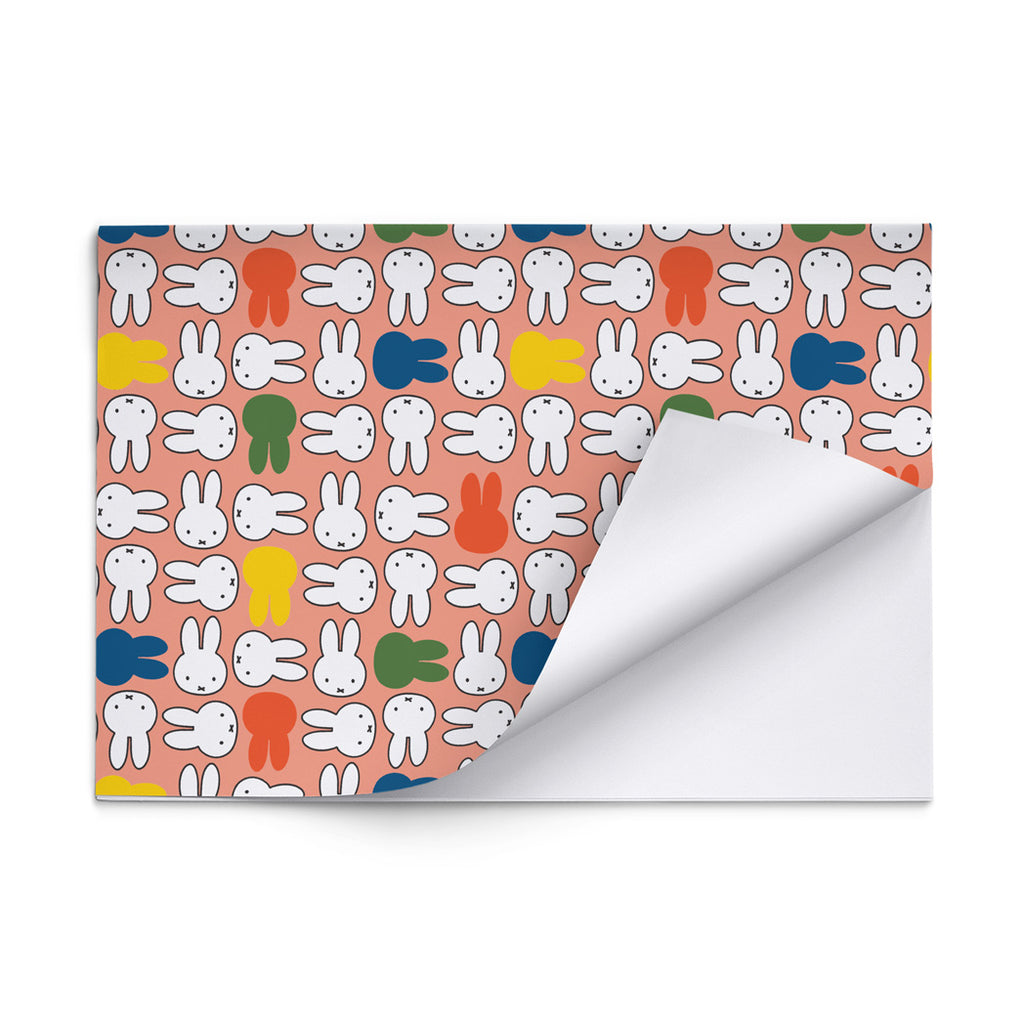 Miffy Pink Faces Gift Wrap