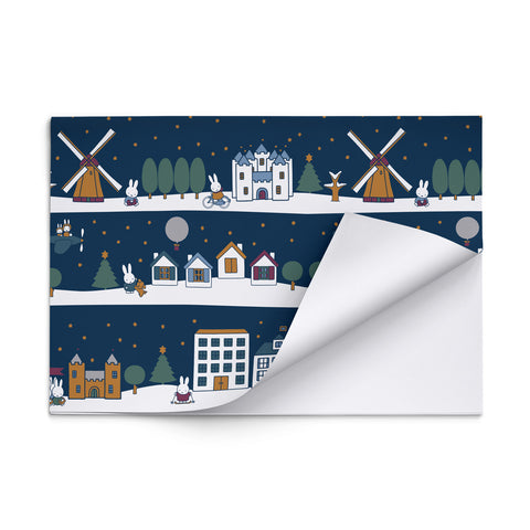 Miffy Christmas Scenes Gift Wrap