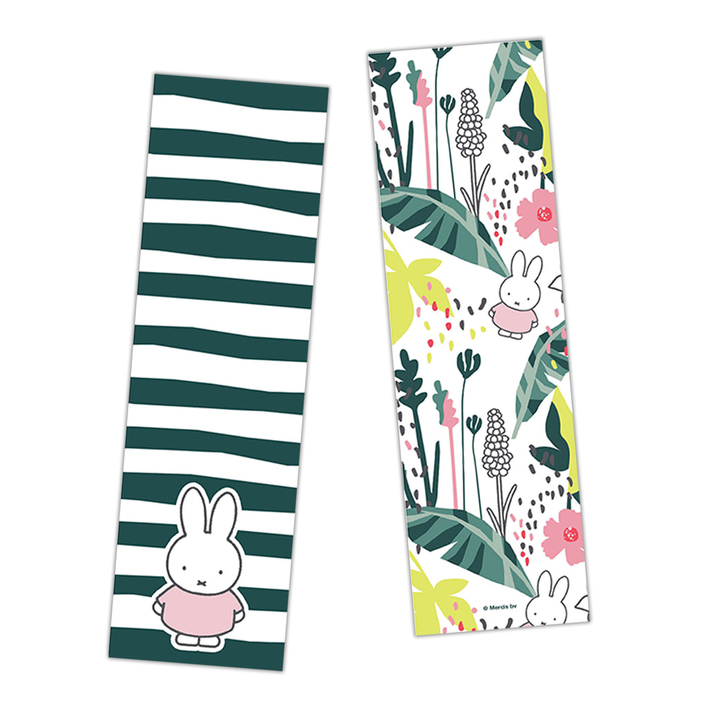miffy floral expression stripes bookmark
