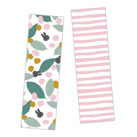 miffy floral expression teal bookmark