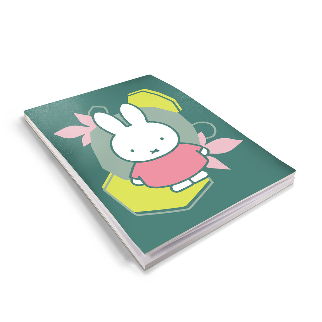 miffy floral expression pink dress a6 notepad