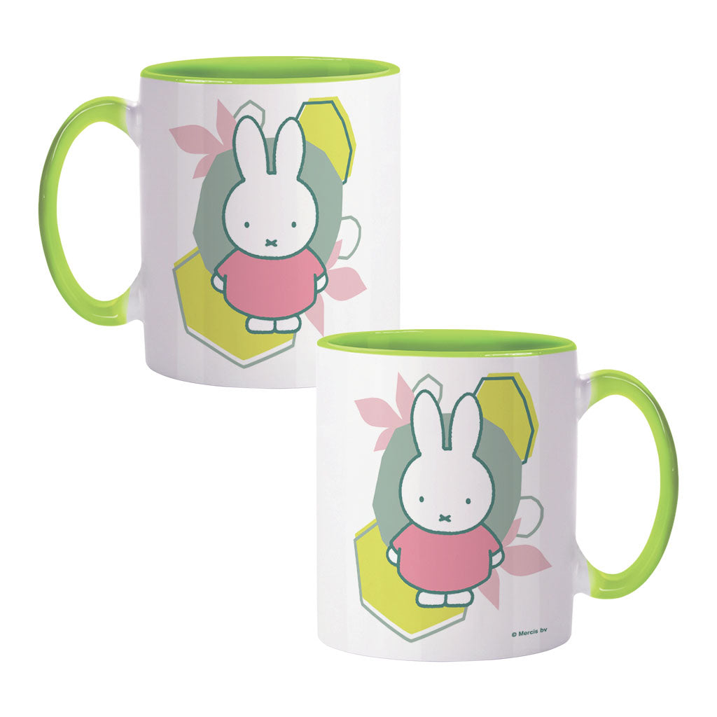 miffy floral expression pink dress colour insert mug