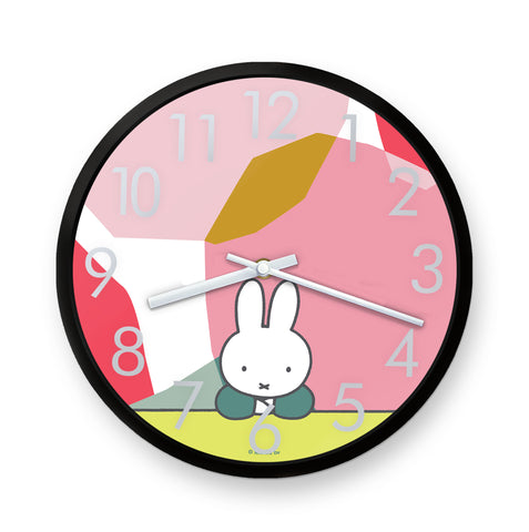 miffy floral expression pose clock