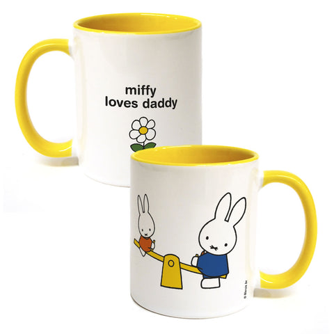 miffy loves daddy Personalised Coloured Insert Mug