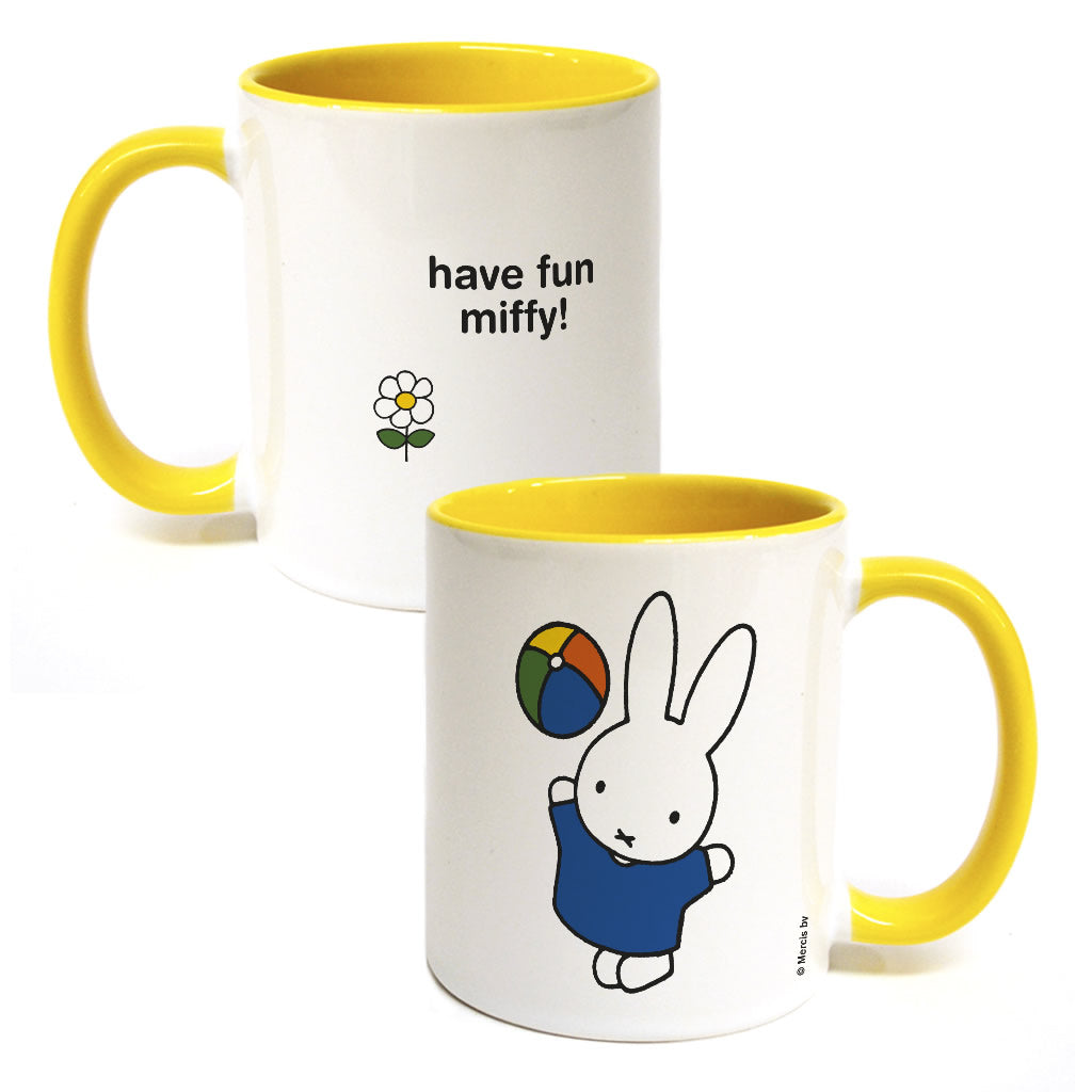 have fun miffy! Personalised Coloured Insert Mug