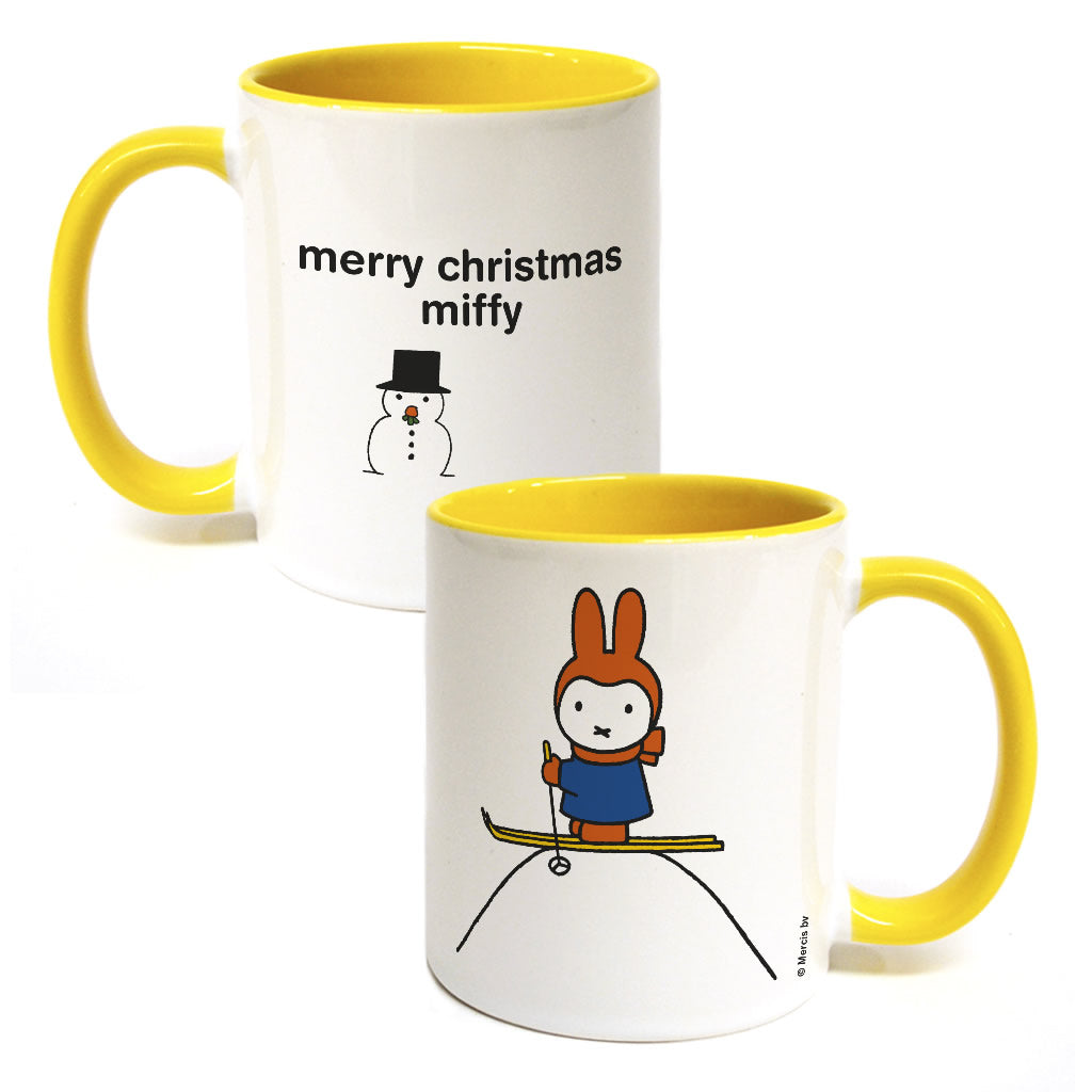 mery christmas miffy Personalised Coloured Insert Mug