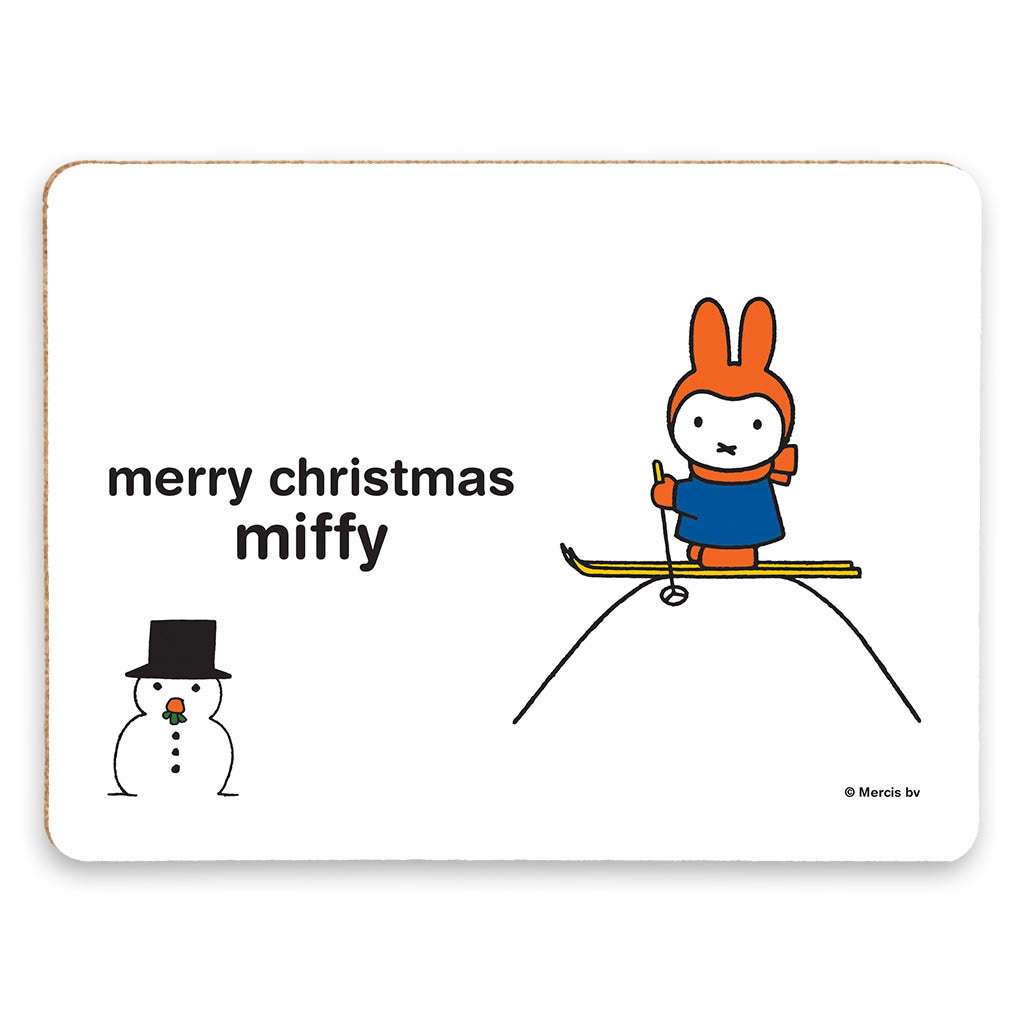 merry christmas miffy Personalised Placemat