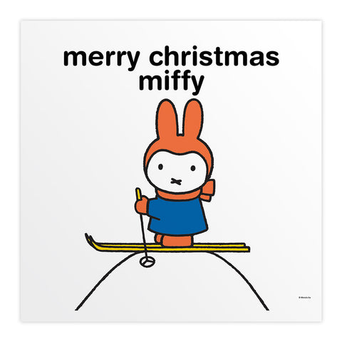 merry christmas miffy Personalised Square Print