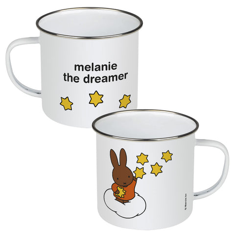 melanie the dreamer Personalised Enamel Mug