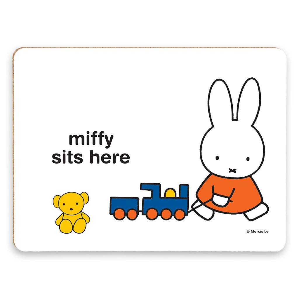 miffy sits here Personalised Placemat