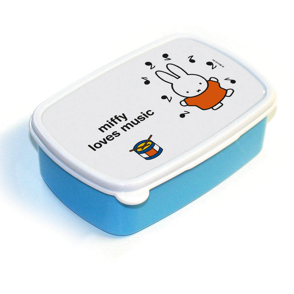 miffy loves music Personalised Lunchbox