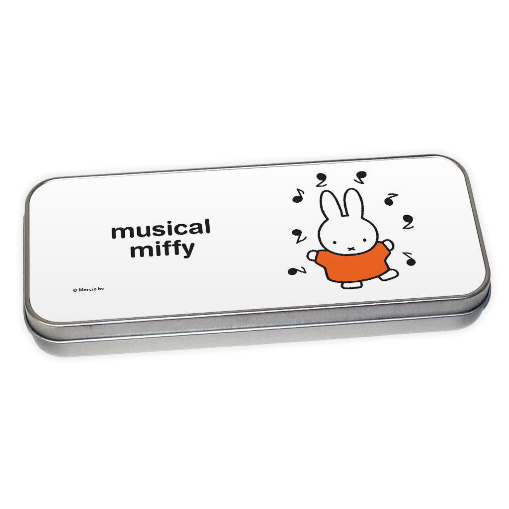 musical miffy Personalised Pencil Tin