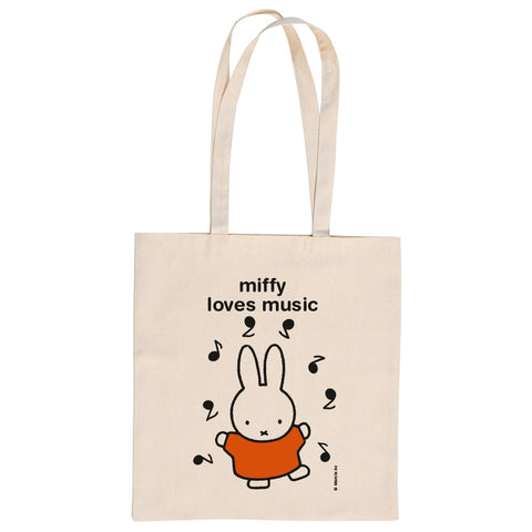 miffy loves music Personalised Tote Bag