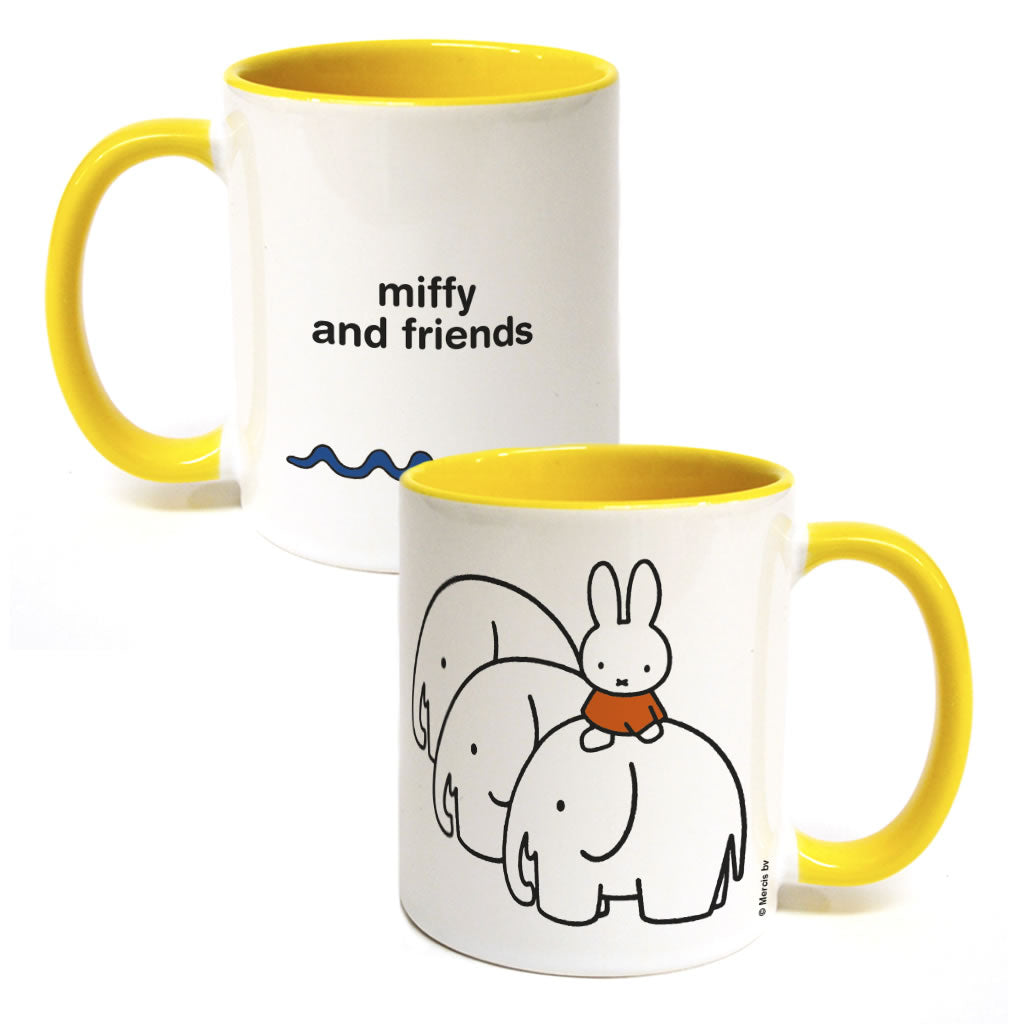 Miffy & Friends Elephants Personalised Coloured Insert Mug