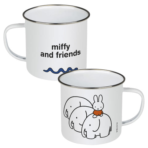 Miffy & Friends Elephants Personalised Enamel Mug