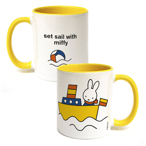 set sail with miffy Personalised Coloured Insert Mug