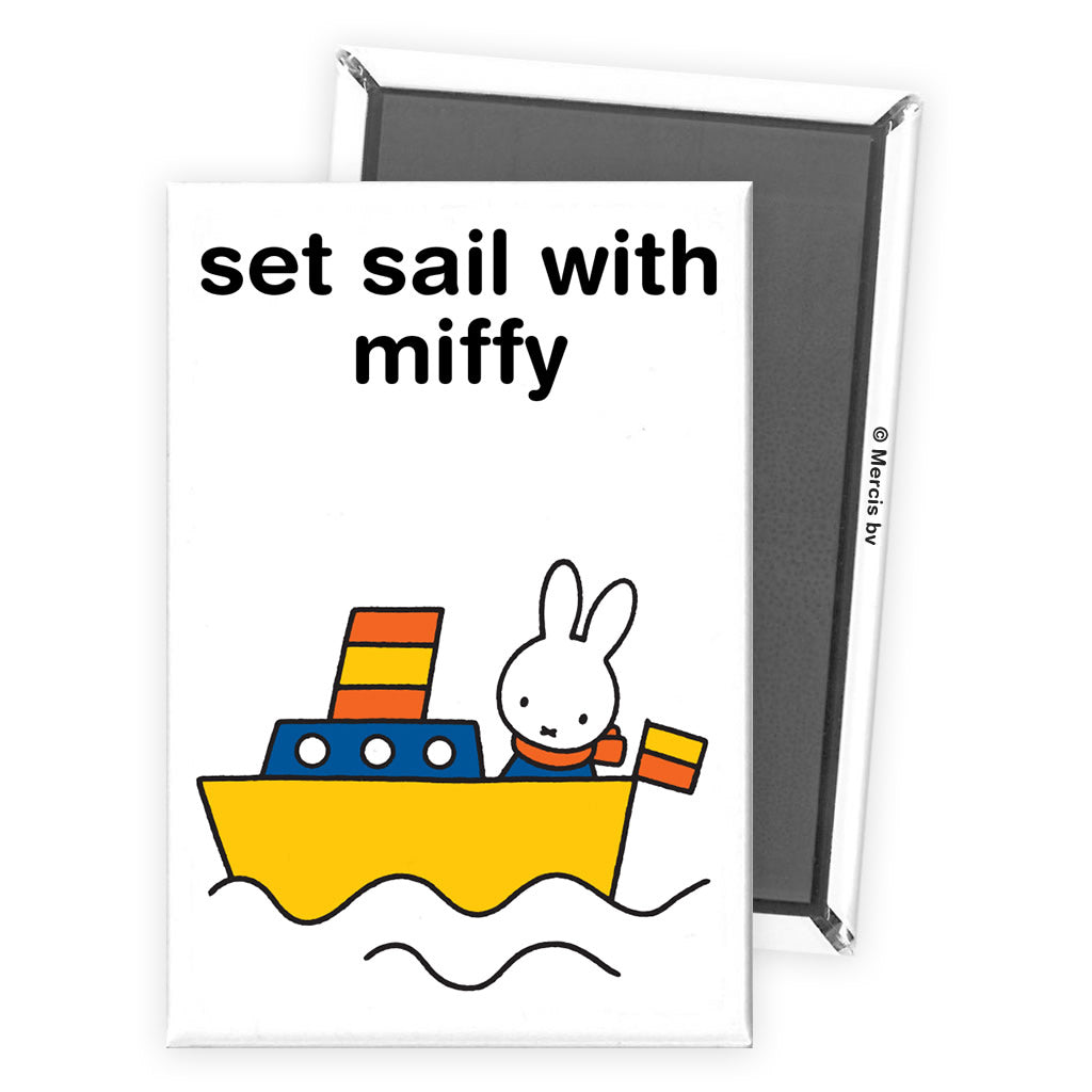 set sail with miffy Personalised Magnet