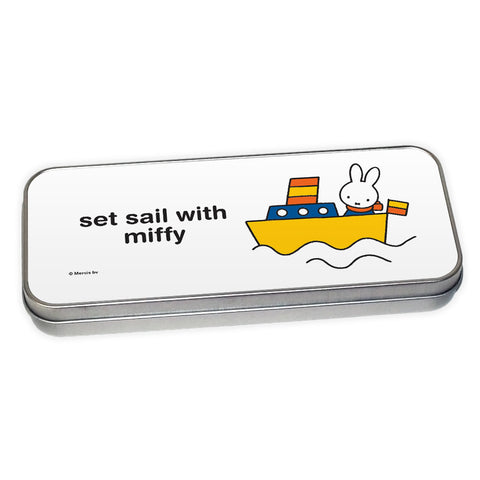 set sail with miffy Personalised Pencil Tin