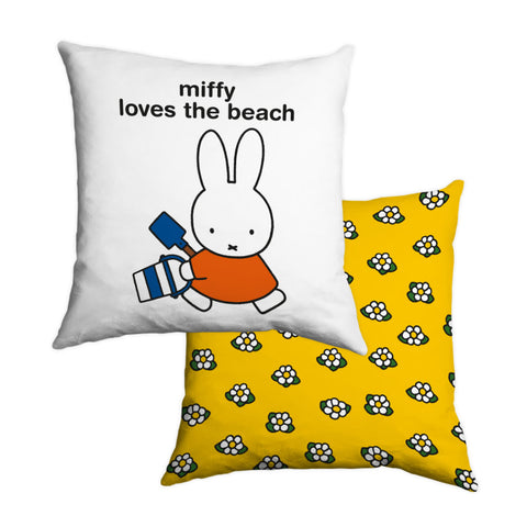 miffy loves the beach Personalised Cushion
