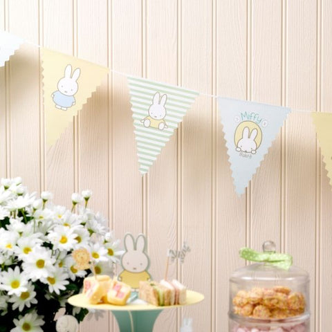 Miffy baby party bunting