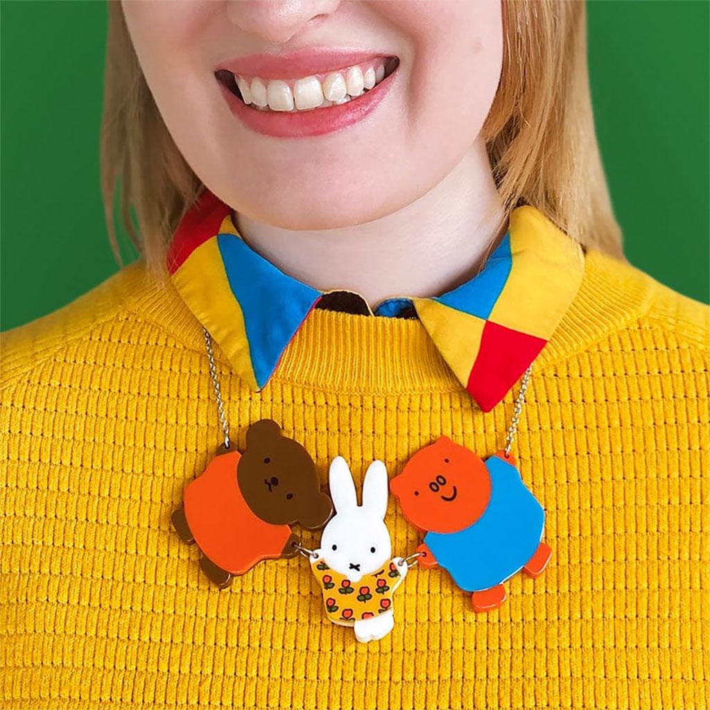 Erstwilder x miffy - Miffy and Friends Necklace