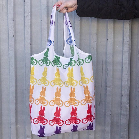Rainbow Miffy Bike Shopping Bag
